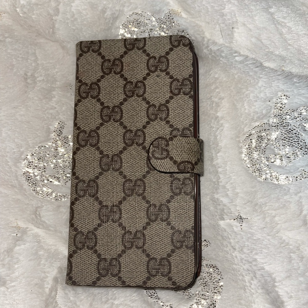 Upcycled Gucci IPhone X Max phone case